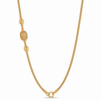 Vaibhava Lakshmi Shrine Mugappu Gold Chain-hover
