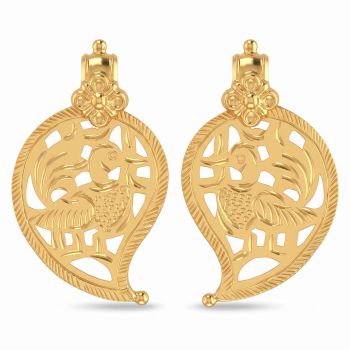 22K Traditional Gold mango Kasu-hover