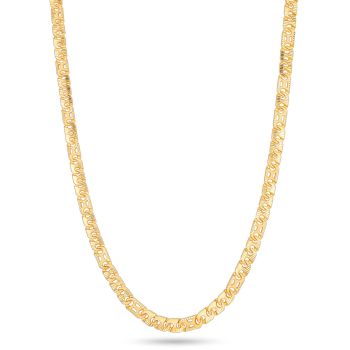 Geometric Link Modern Gold Chain-hover
