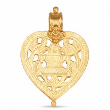 Divine Shivalinga Heart Gold Thaali-hover