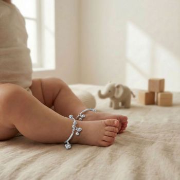 Multicolor Enamel Bell Silver Thandai-hover