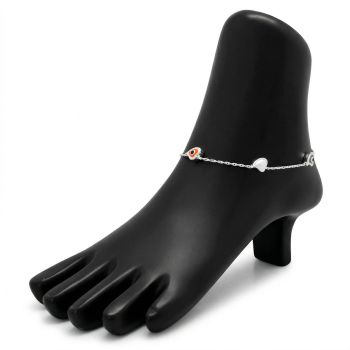 Elegance Nazar Silver Enamel Kolusu-hover