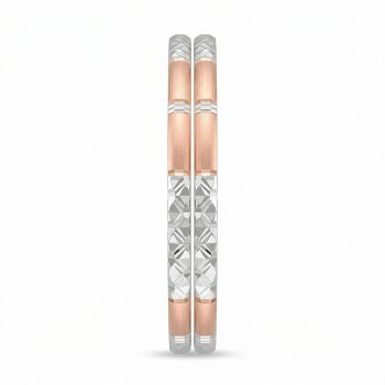 Fancy Lazer Cut Silver Bangles-hover