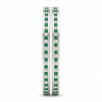 Silver Fancy Color Stone Bangles-hover