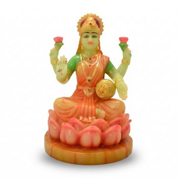 Lord Lakshmi Ceramic Idol-hover