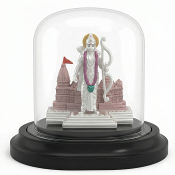 Divine Ayodhya Ramar Silver Idol-hover