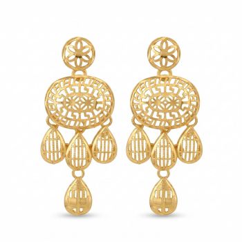 Filigree Silver Casting Turkey Drops-hover