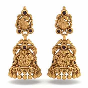 Traditional Mayil Heritage Silver Drops-hover