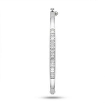 Elegant Silver Baguette Cut Gadi-hover