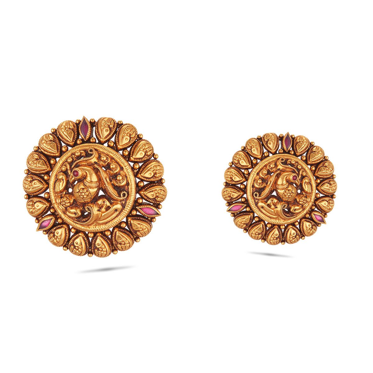 Gold Finish Traditional Earring/jhumka 8751N – Griiham