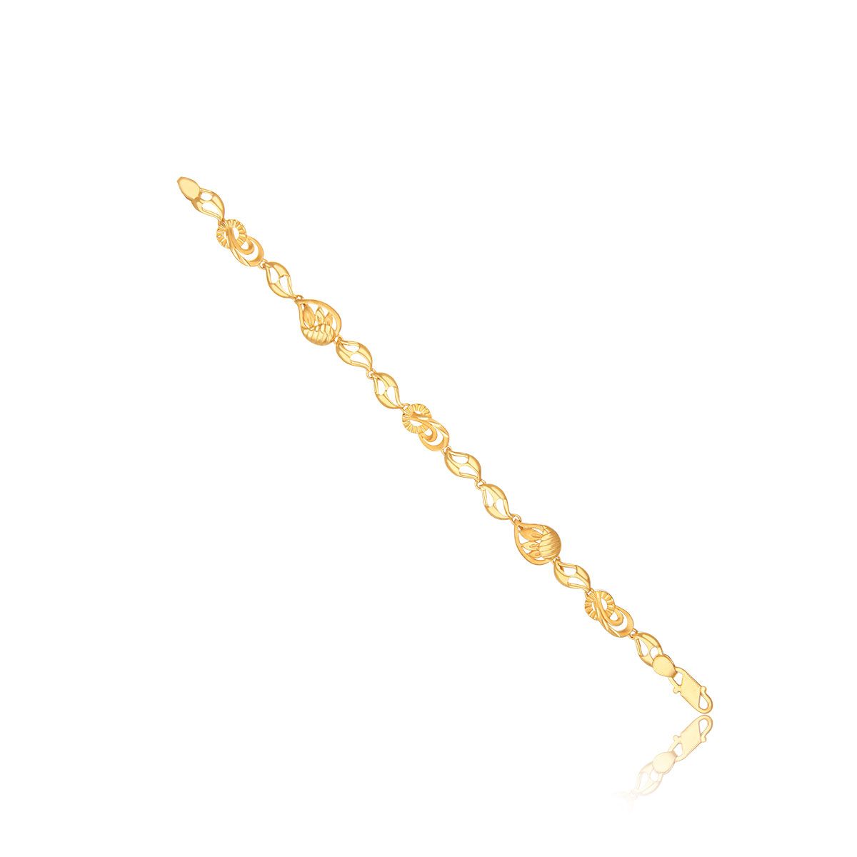 One Gram Gold Bracelet Chain Type Mens Collection BRAC648