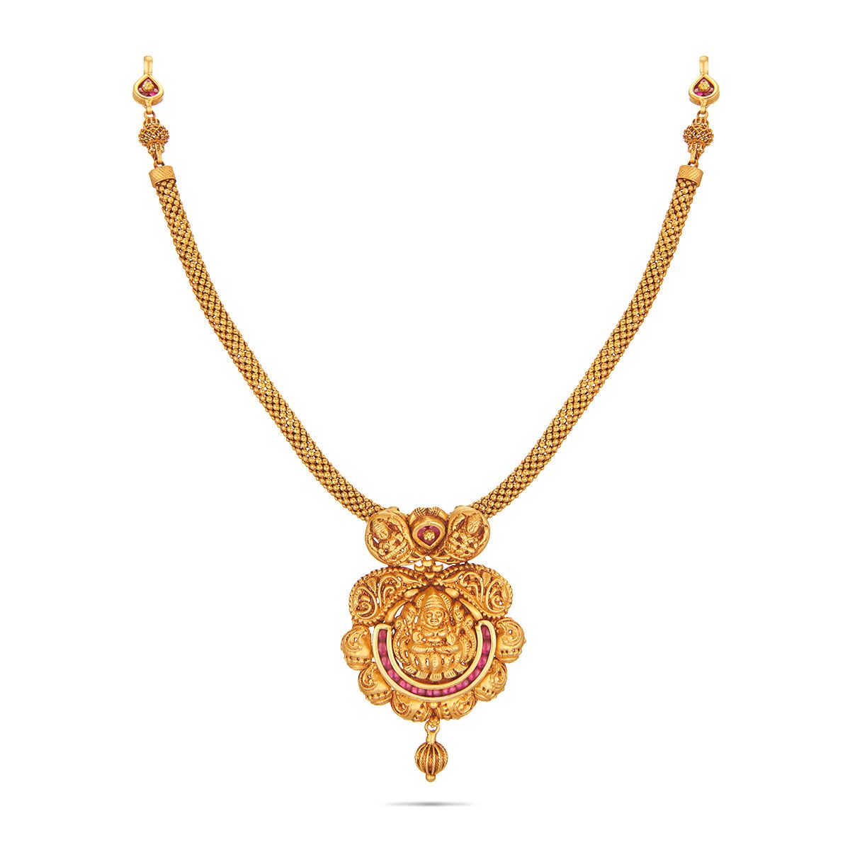 Royal Antique Temple Gold Necklace