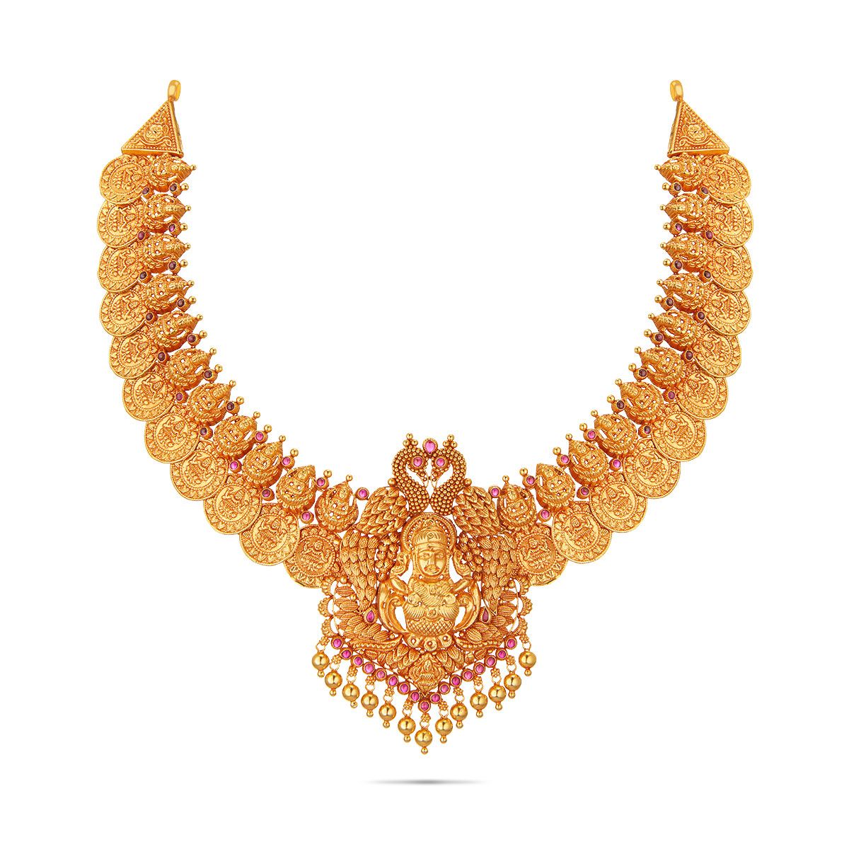 Lakshmi Kasu Gold Necklace