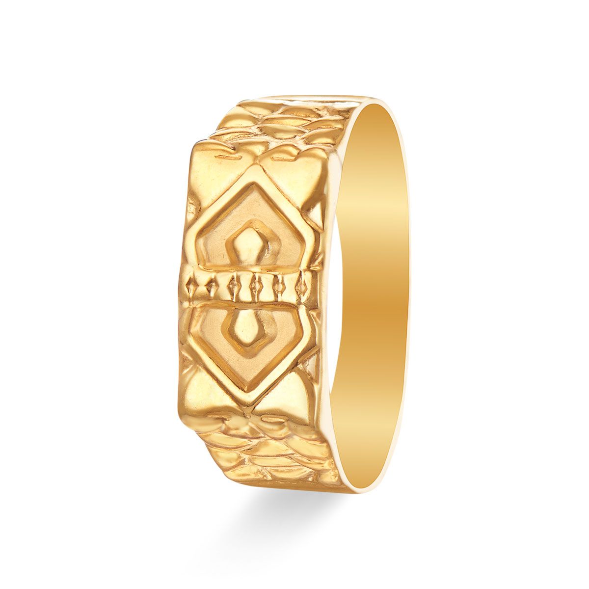 22k Plain Gold Ring JGS-2109-05015 – Jewelegance