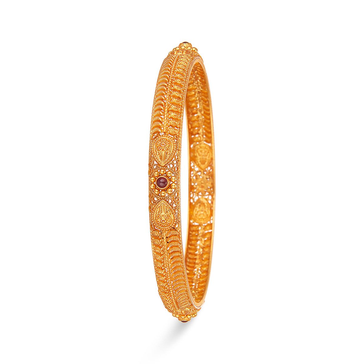 916 Hallmark Jewellery Pure Gold Bangles 50 gm