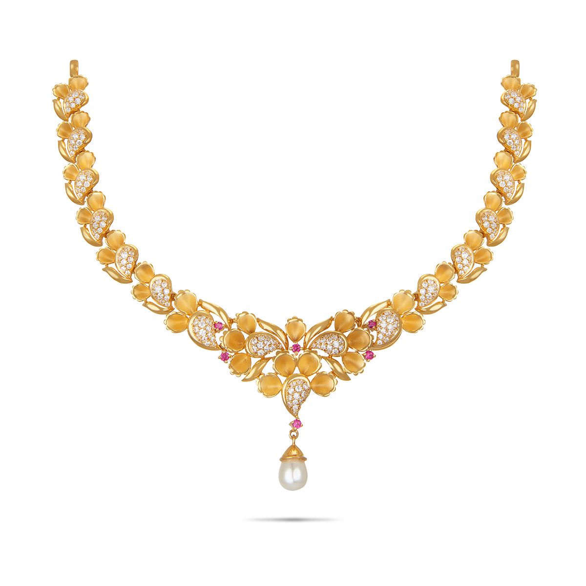 Mesmerising Casting Gold Necklace