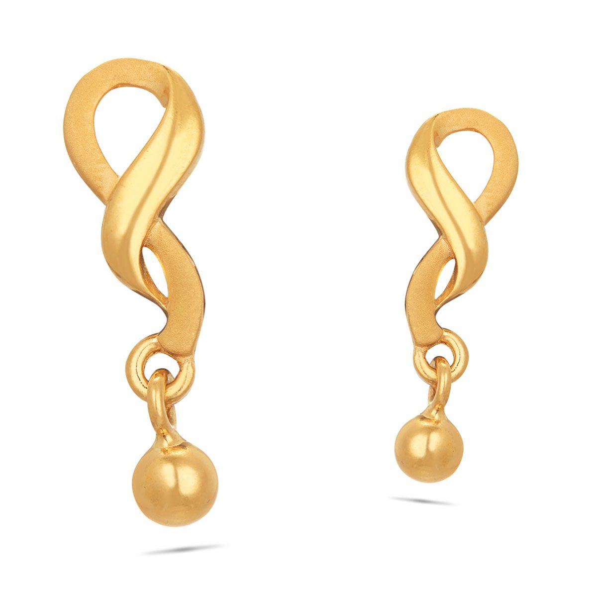 Stylish Glossy Fine Finish And Fashionable Light Weight Designer Gold  Earrings at Best Price in Sikar | Ganesh Gold N Silver