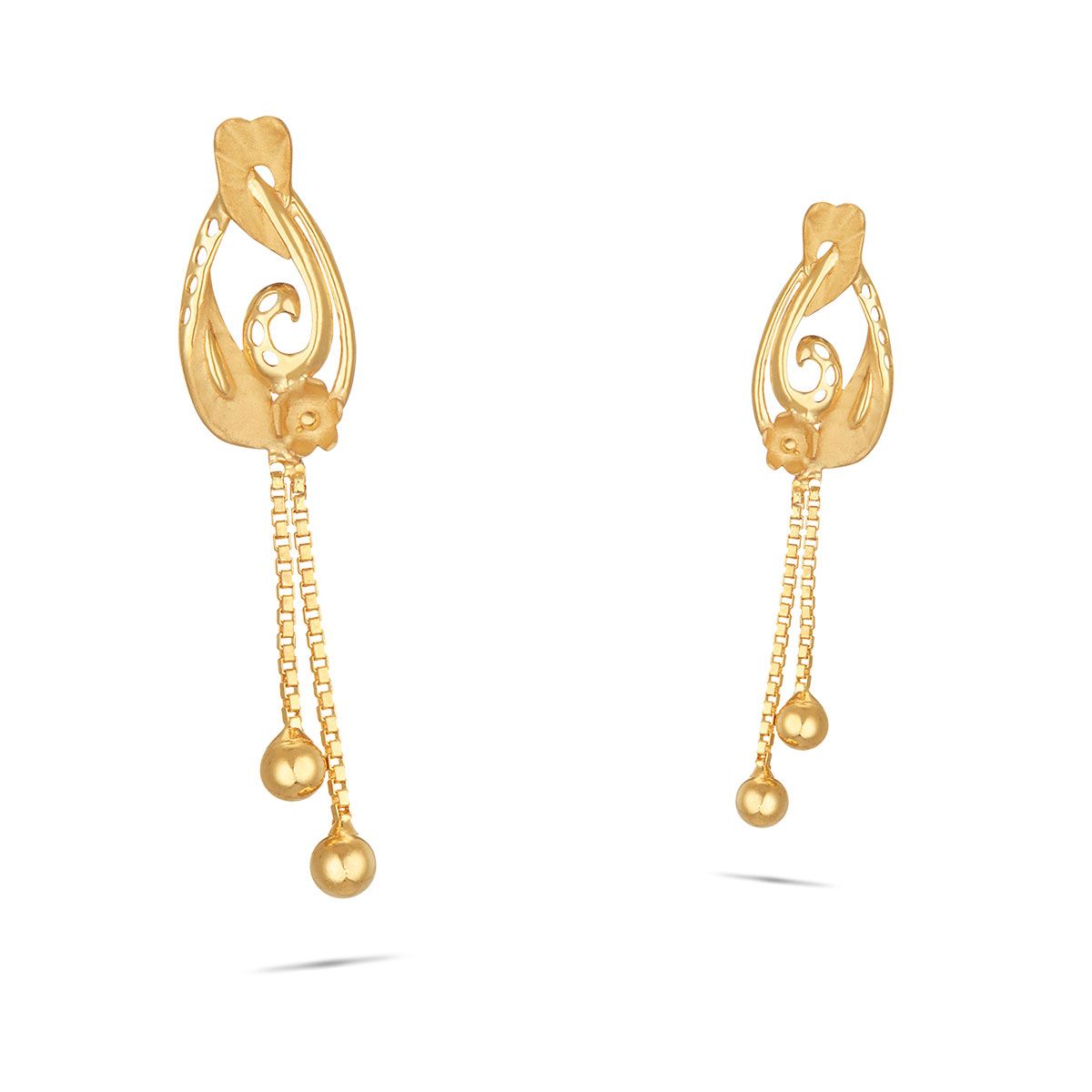 Buy Stylish Gold Earrings Online In India