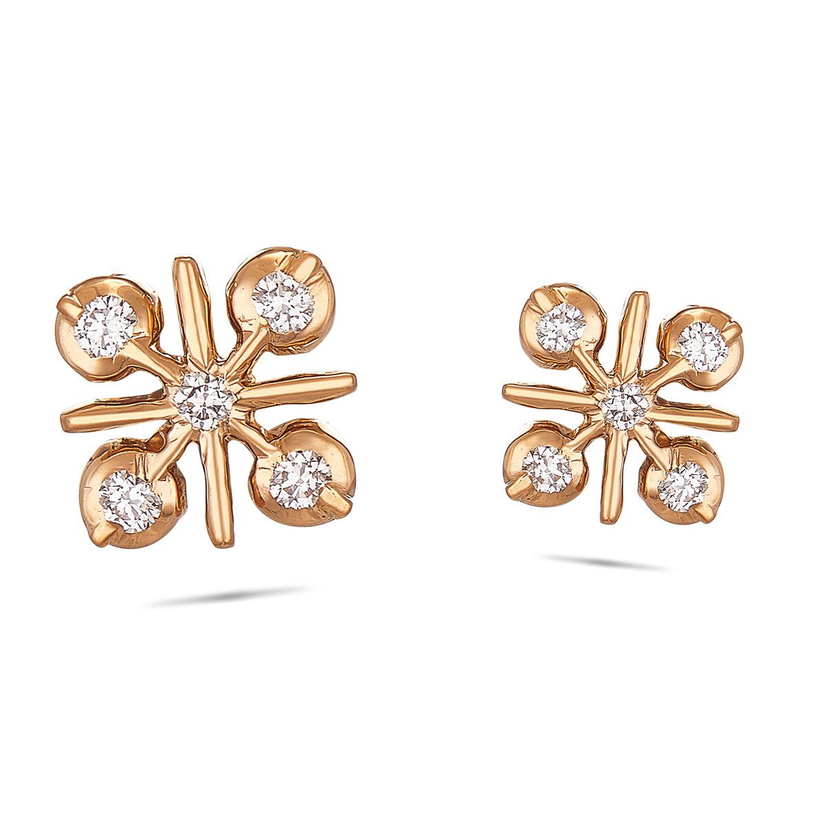 Le Vian Diamond Earrings 1 ct tw Round 14K Honey Gold | Jared