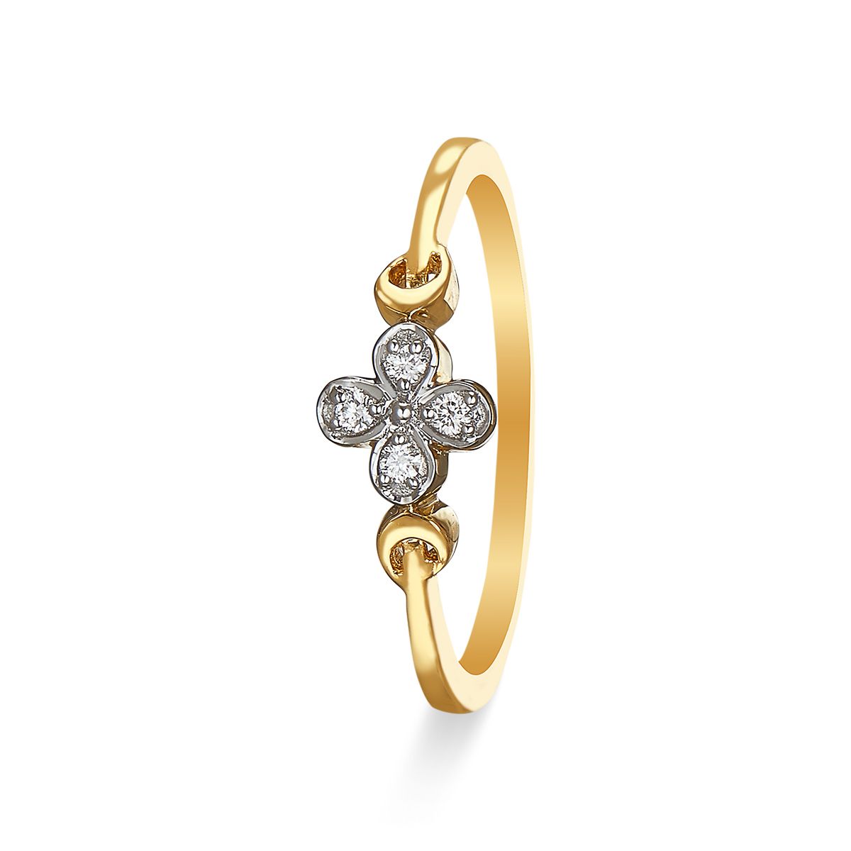 Tanishq Friends Of Bride 14Kt Yellow Gold Diamond Finger Ring With Openwork  And Tulip Design in Kadamkuan - magicpin | November, 2023