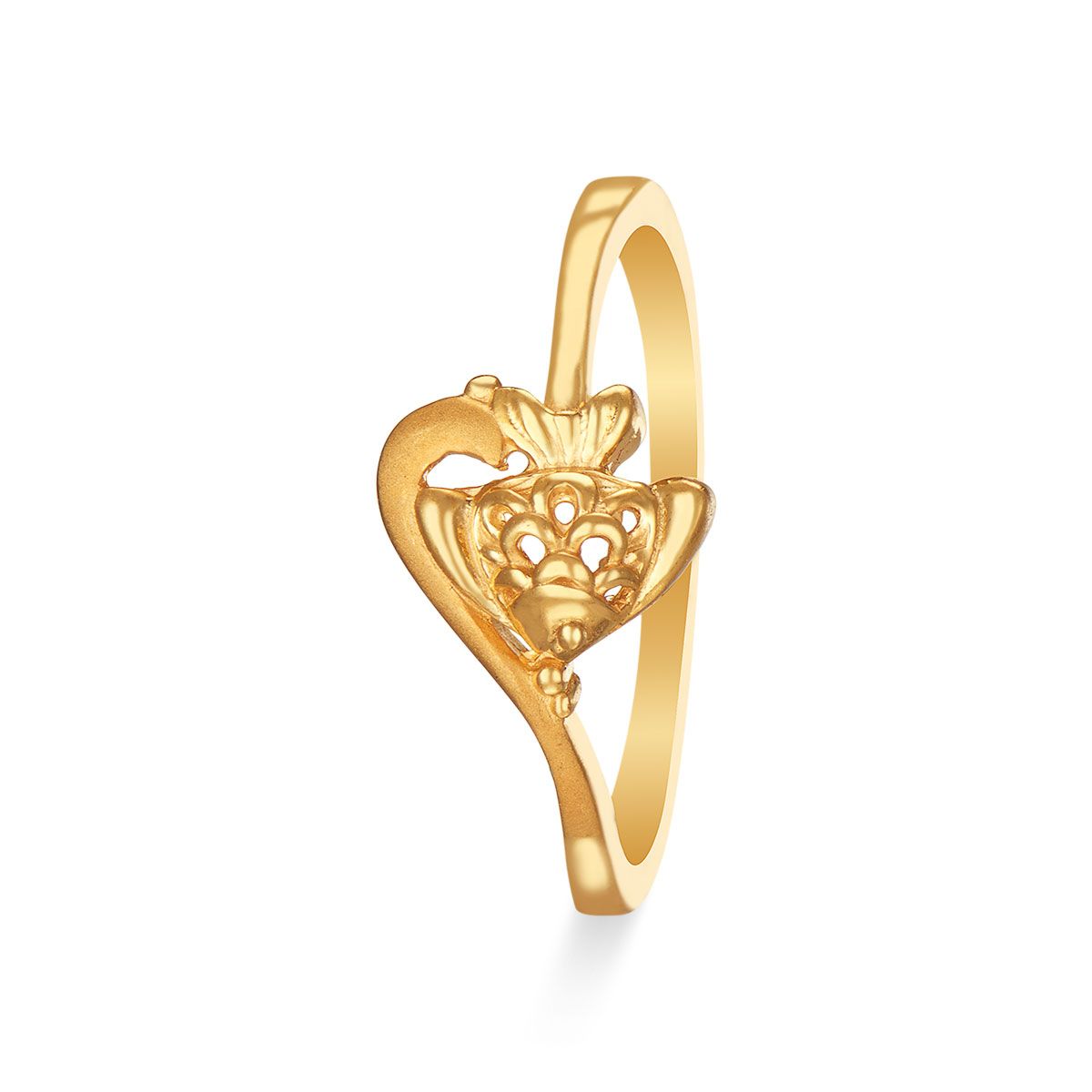 Gabriel & Co. Gold Ring with Ridges - LR51860Y4JJJ