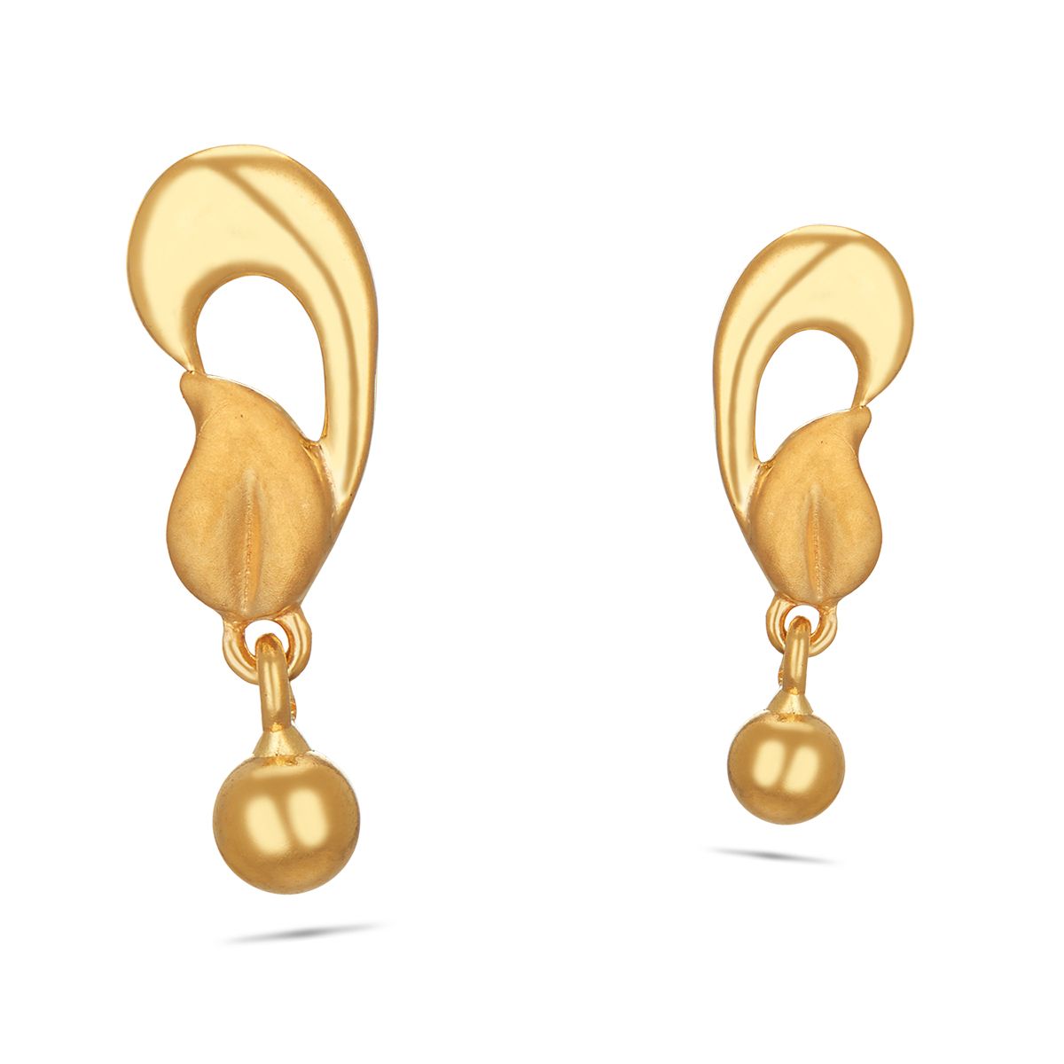 Popular Gold Women Casting Earring