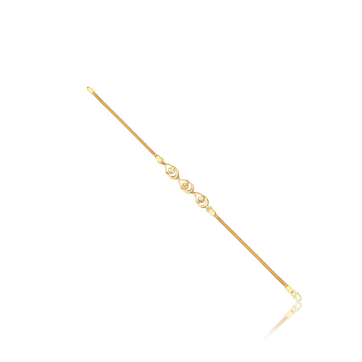 Buy Fancy Flower Rose Gold Bracelet for Women – Nithilah