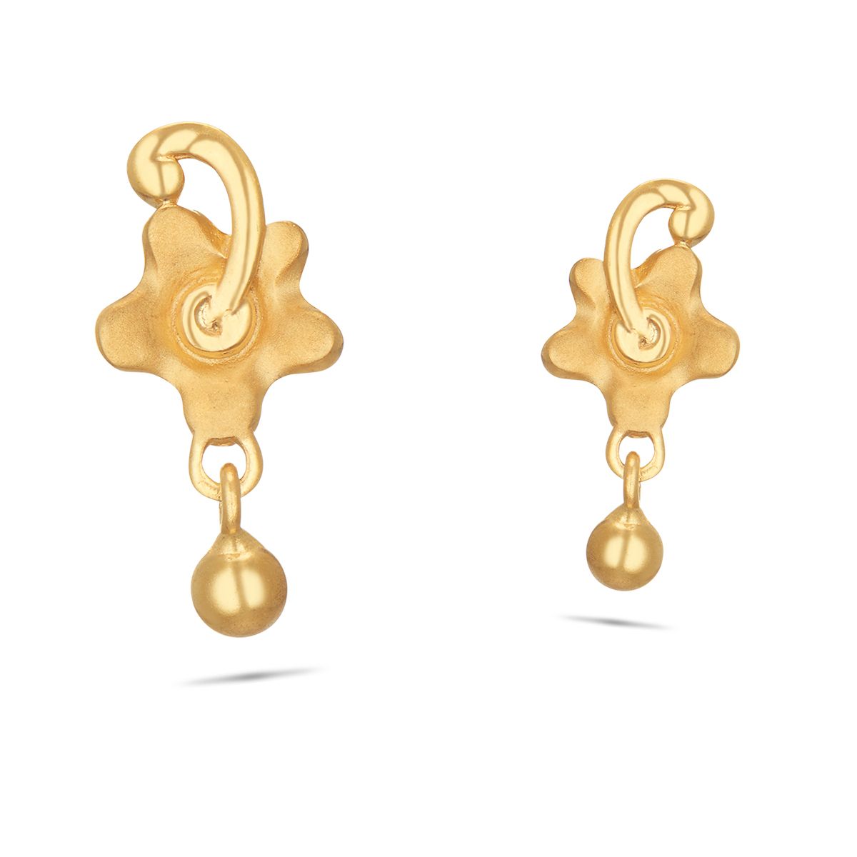 Gold Floral Earring