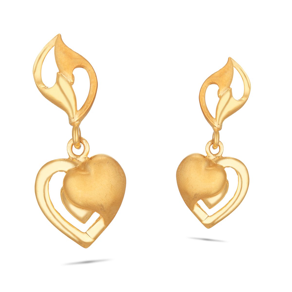 Precious Heart Post Drop Earrings - Brighton