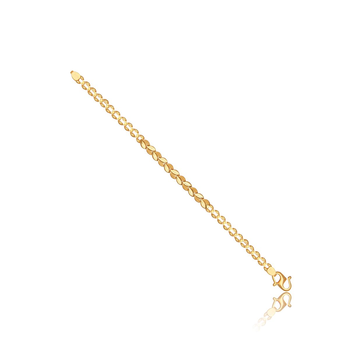 Buy Modern Gold Plated College Wear Kada Bracelet Design Online