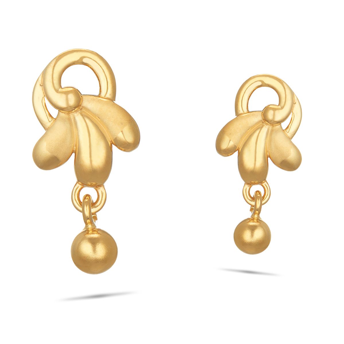 Latest Gold Stud Earring Design for Baby Girls 2021 || Light Weight Gold  Earring Design Collection - YouTube