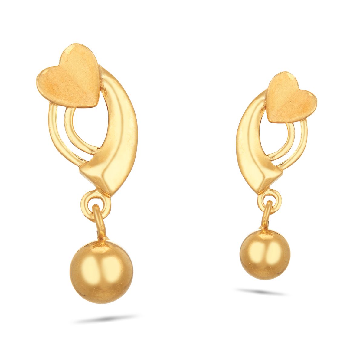 Buy Gold Hoop Earrings, Small Gold Hoop Earrings, Unique Gold Hoop Earrings,  Gold Plated Bobble Earrings, Short Hoop Earrings, Everyday Earrings Online  in India - Etsy