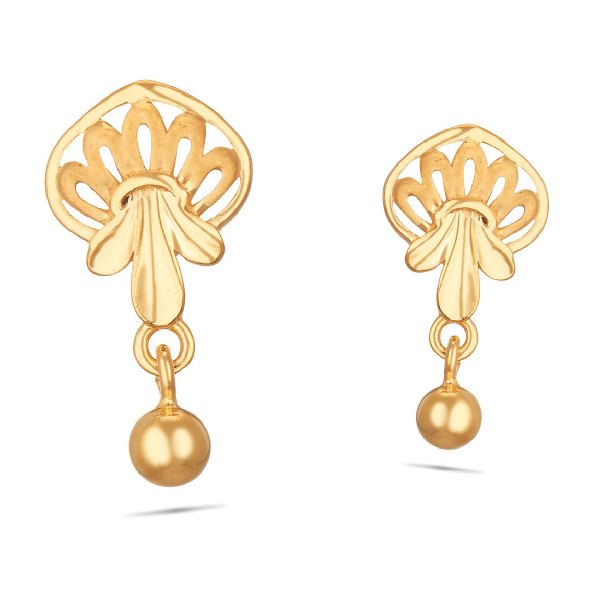 Maisie Gold Earrings Online Jewellery Shopping India | Dishis Designer  Jewellery