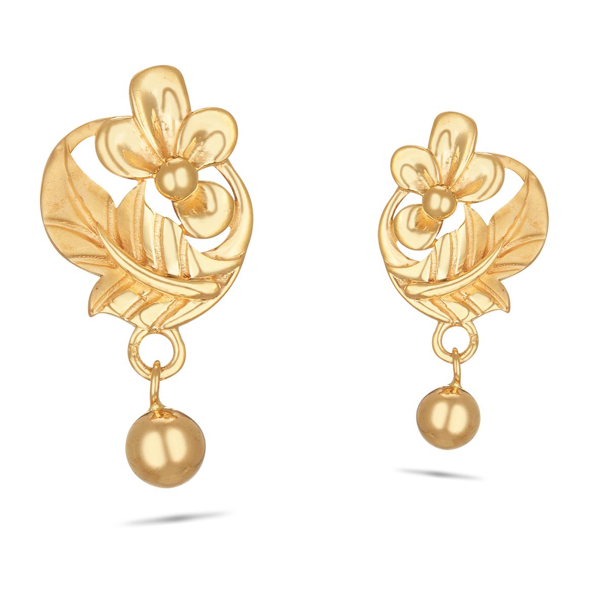 Latest Light weight Gold Earring Design with weight and price - YouTube