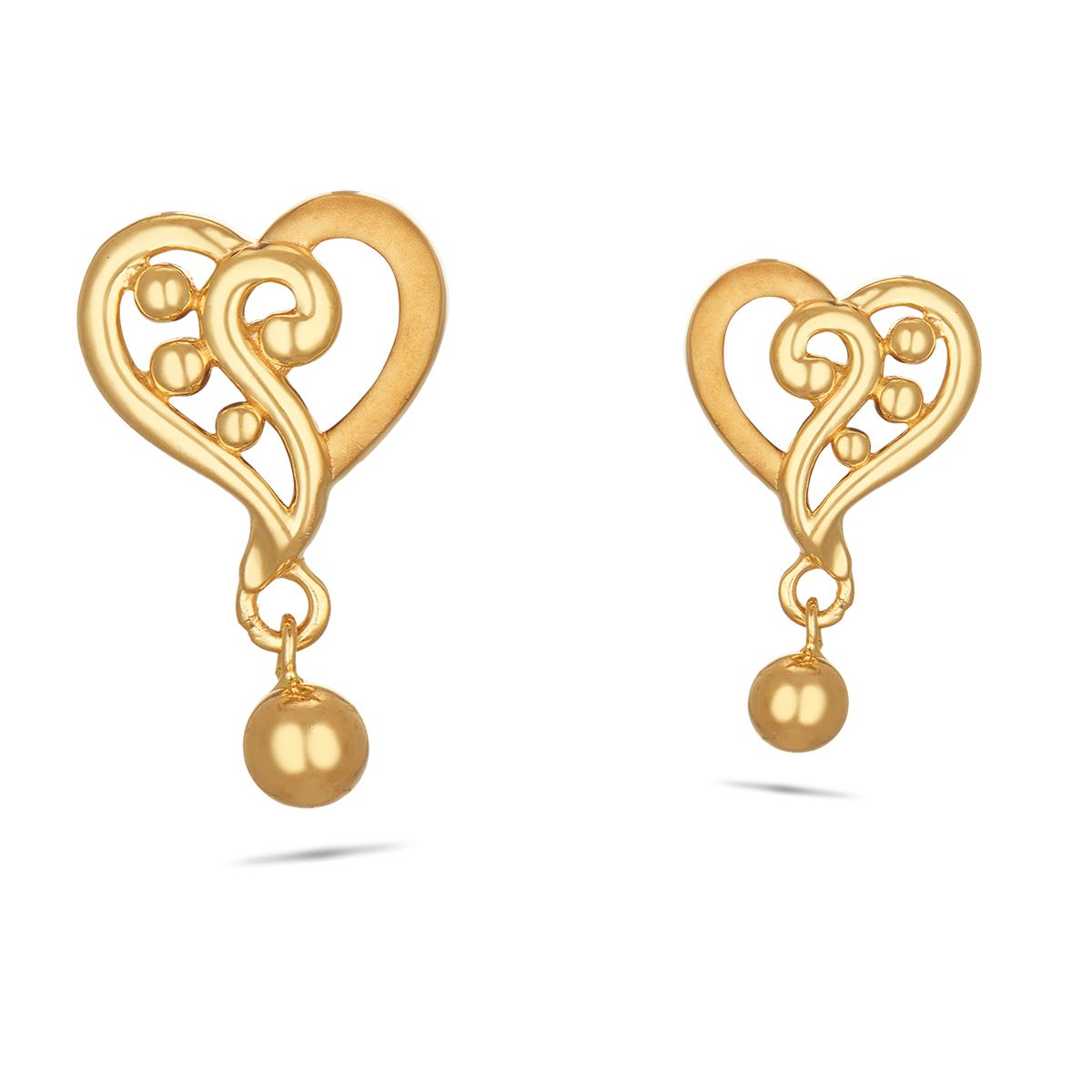 Buy New Daily Wear Light Weight Gold Inspired Earrings Gold Covering  Jewellery