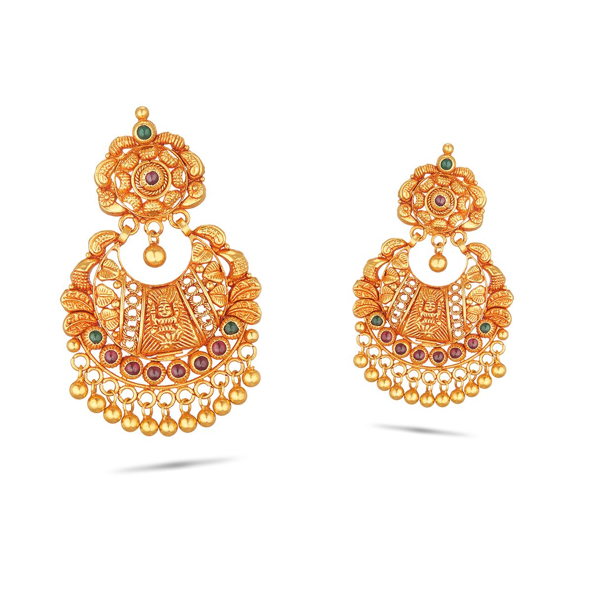 ANIID Indian 24K Gold Plated Big Earring Dubai Luxury Tassel Stud Earrings  For Women Pendant Earring