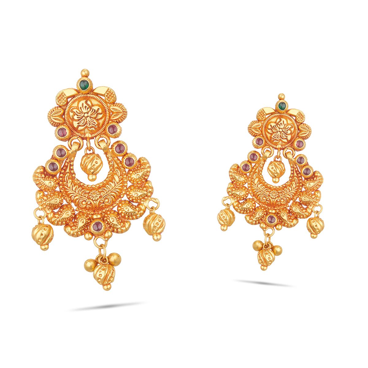 Grand Chandbali Jhumka Earrings – Gulab Jewelry