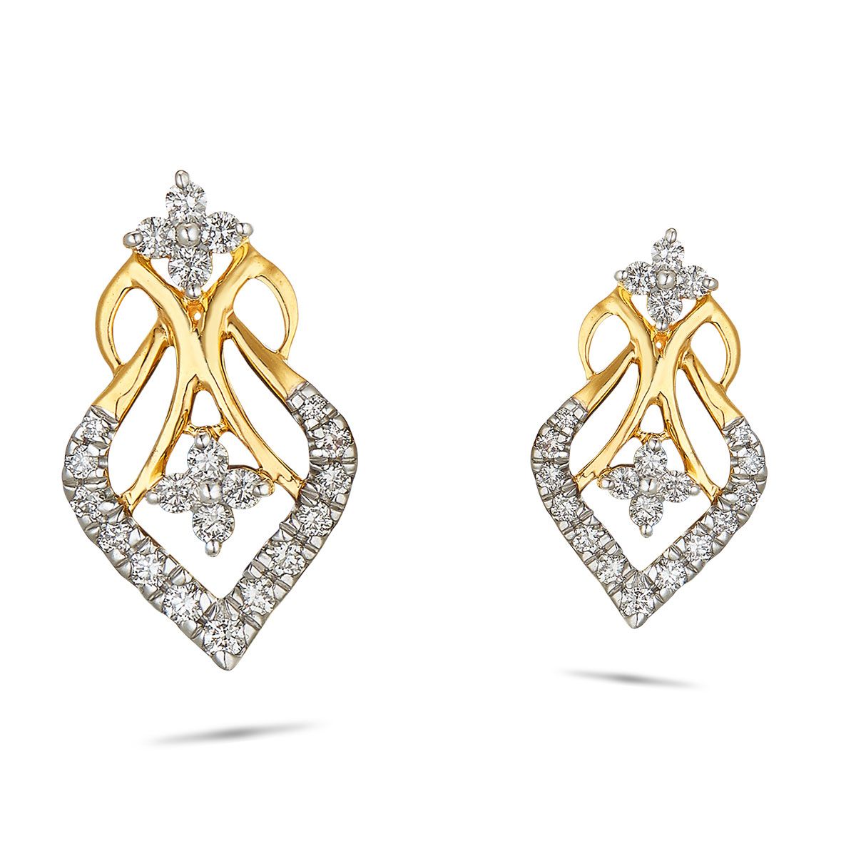 Buy the Black Spinel and Yellow Gold Diamond Earrings at our Online Store –  Diana Vincent Jewelry Designs