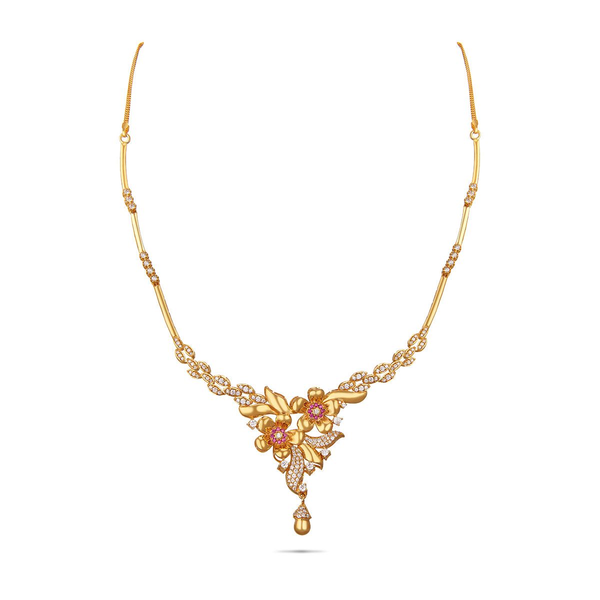 Latest Fancy Gold Necklace