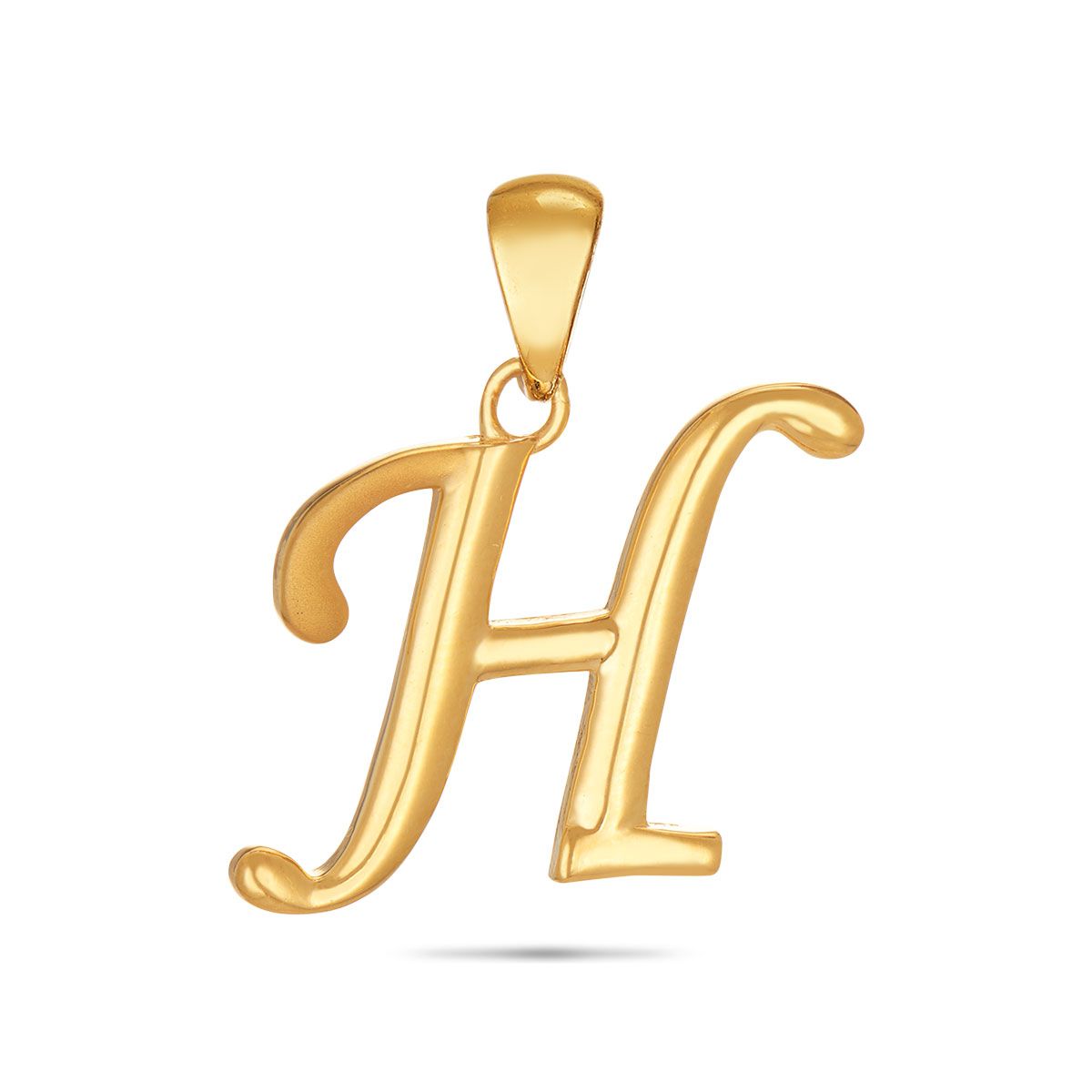 Stylish H Letter Gold Pendant