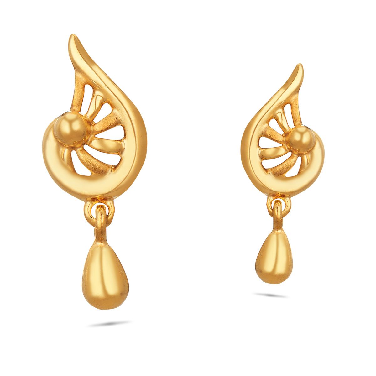 Stylish Gold Plated Earring Hoop Collections Office Wear ER3679