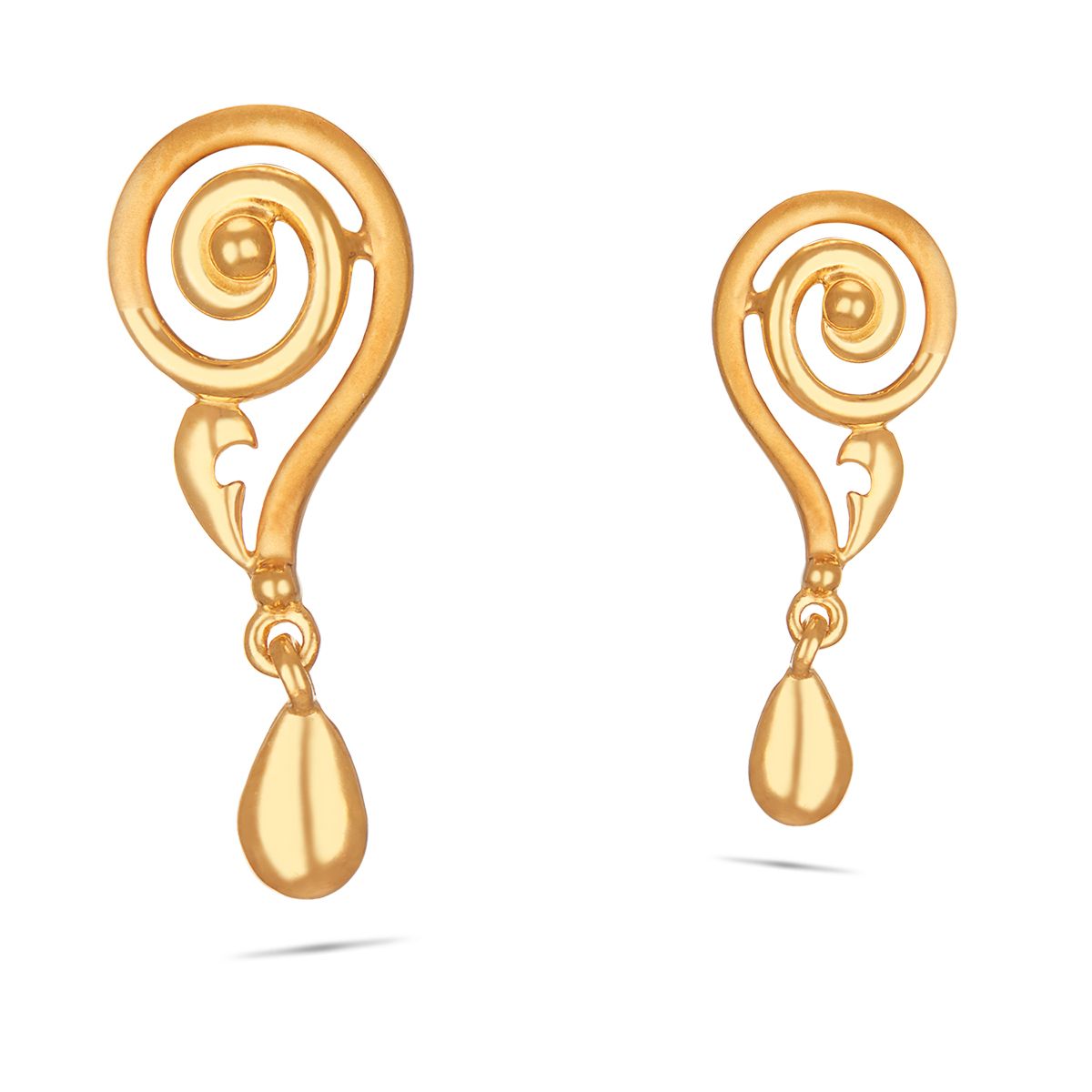 Buy Yellow Gold Earrings for Women by P.C. Chandra Jewellers Online |  Ajio.com