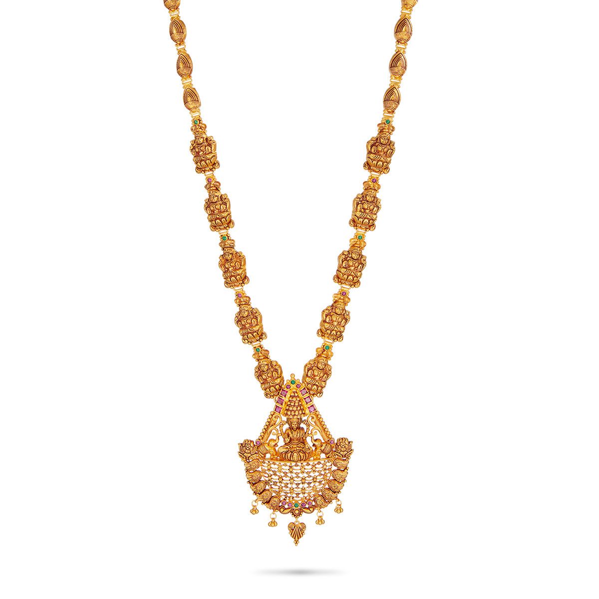 Kasulaperu Designs Mala Designs Kasu Mala With Locket Lakshmi