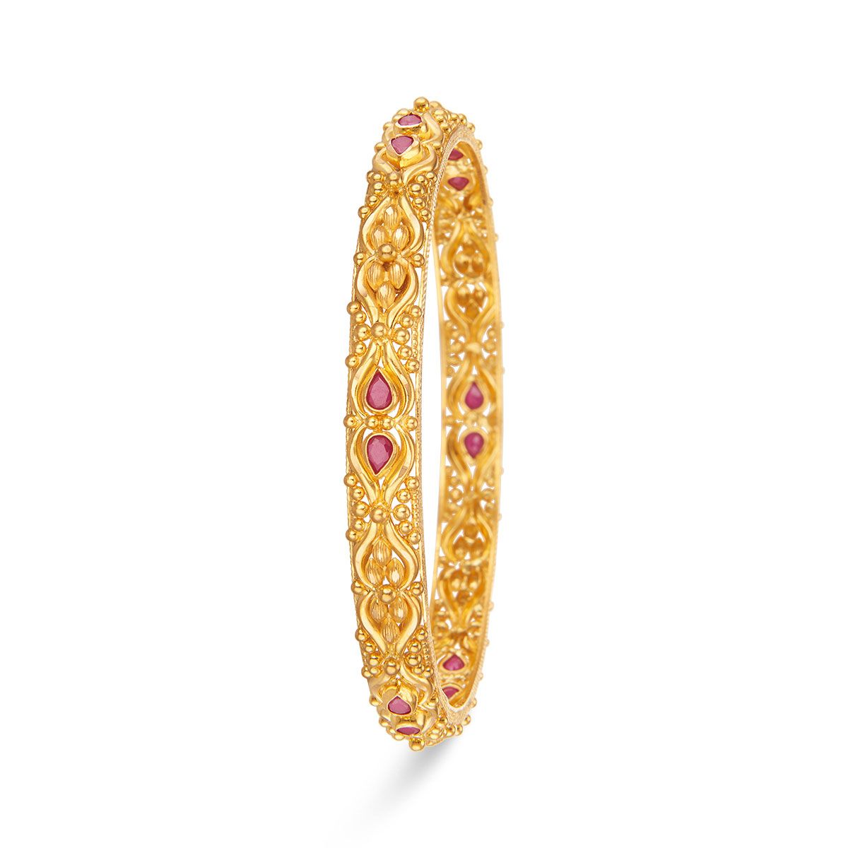 Buy latest Gold Bangles designs for men and womenLalithaa Jewellery