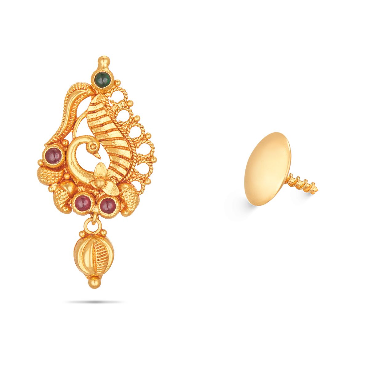 Impressive Peacock Design Earring