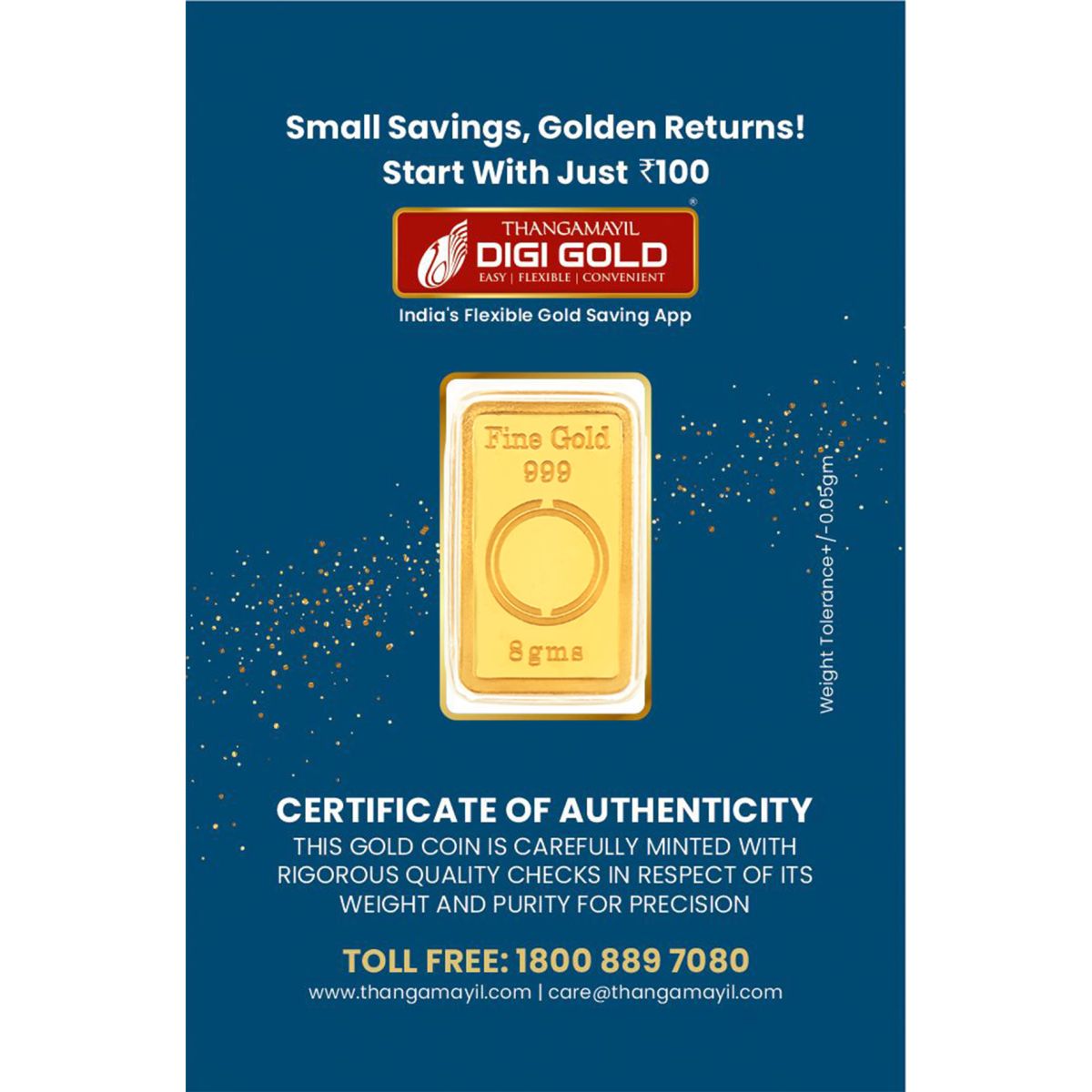 Augmont Banyan Tree Grams Gold Bar (999 Purity)