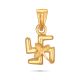 Gold Swastika Pendant