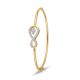 Elegant Loop Accents Diamond Gadi