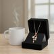 Floral Vine Rose Gold Diamond Pendant