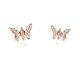 Butterfly Accent Diamond Earrings